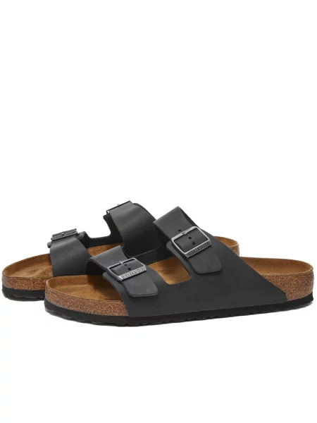 Birkenstock Arizona NU Oiled Black Regular Fit Unisex Sandały Birkenstock Size: czarny
