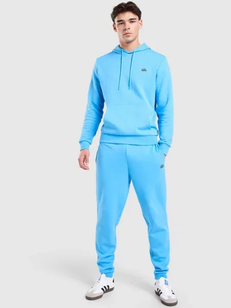 Lacoste Bluza Z Kapturem Dbl Knit Oth Hd niebieska