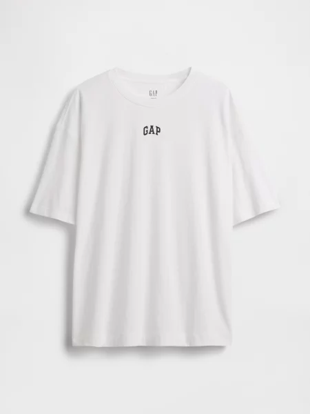 GAP Tricou supradimensional negru alb