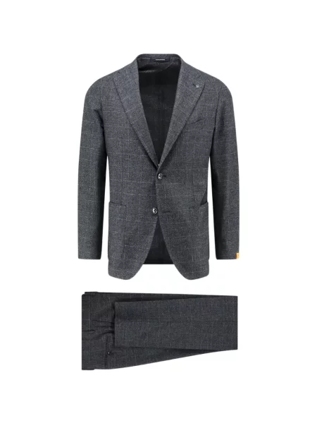 Costum Tagliatore în carouri gri