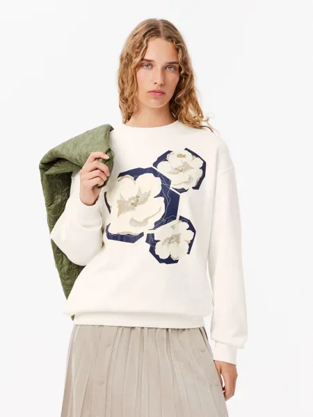 Світшот Lacoste білий