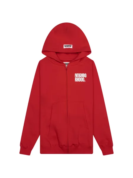 Bluza z kapturem dziecięca Neighborhood czerwona