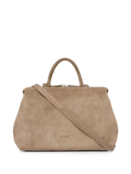 Geantă shopper Marsell din piele de căprioară