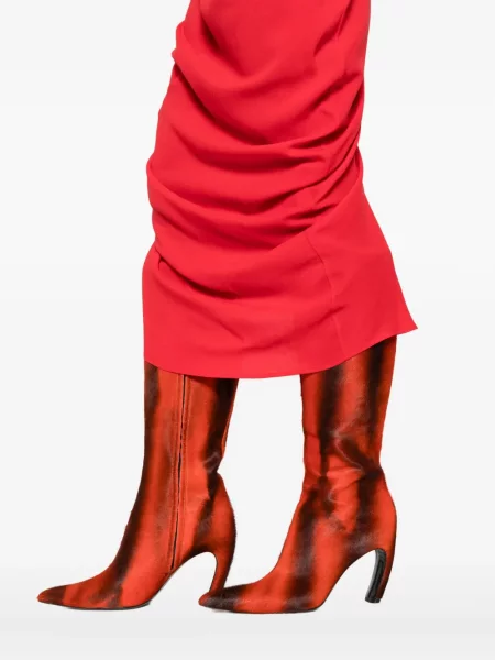 Rochie midi Jacquemus până la genunchi de costum roșu