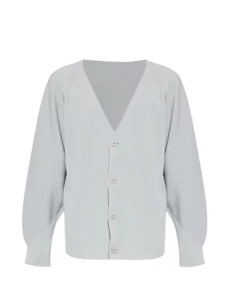 Plisovaný kardigan Homme Plissé Issey Miyake šedý