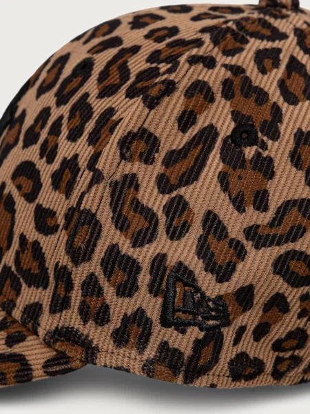 Вельветовая леопардовая кепка New Era