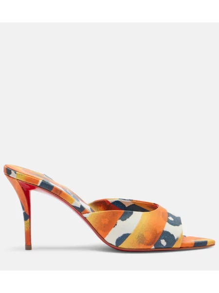 Plátené mules Christian Louboutin
