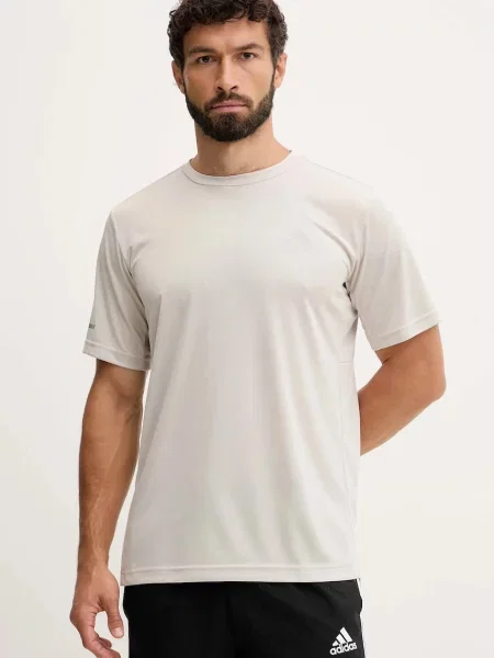 Tričko adidas Performance Training Essentials Holiday béžová