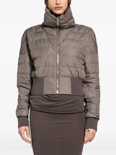 Matlasat decupat geacă Rick Owens maro