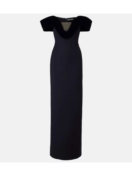 Rochie David Koma de lână negru