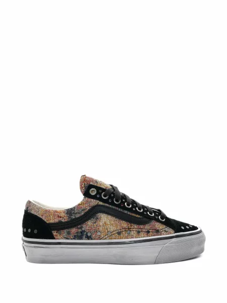 Sneakerși Vans Old Skool cu model floral negru