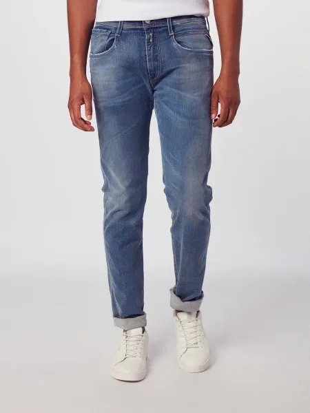 REPLAY Jeans Anbass denim albastru