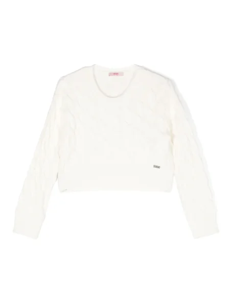 Sweter dziecięcy Liu Jo biały