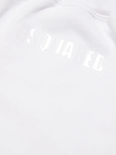 Dětské kraťasy Dsquared2 bílé