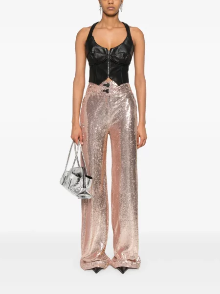 Pantaloni Mitiliane Couture auriu