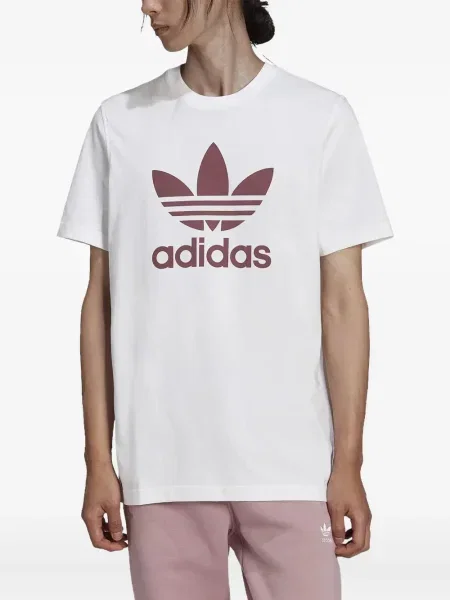 Къс скейт & стрийт тениска Adidas от джърси оранжево