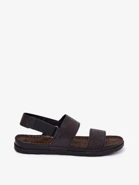 Sandale Inblu din piele negru