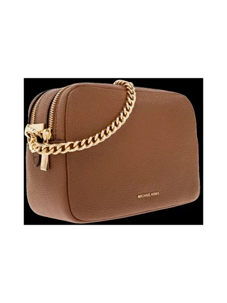 Torebka crossbody Michael Kors skórzana brązowa