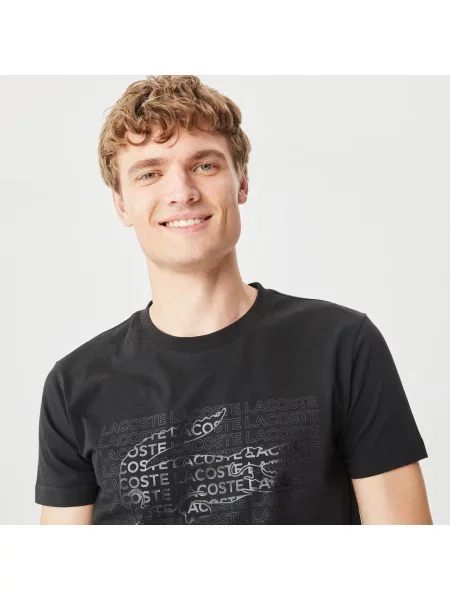 Lacoste Koszulka Lacoste szara