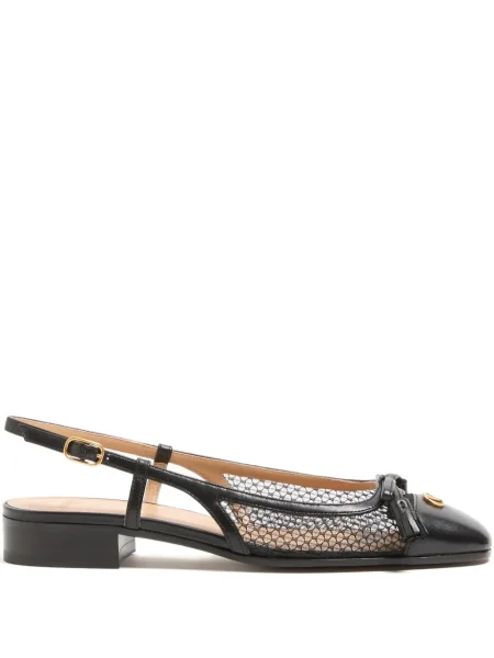 Pantofi cu toc Valentino Garavani slingback negru