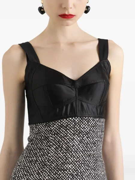 Rochie midi Dolce & Gabbana până la genunchi de costum negru