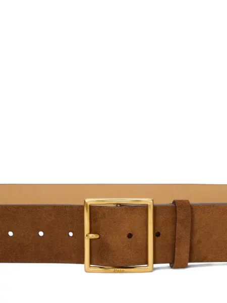 Długa koszulka Polo Ralph Lauren z okrągłym dekoltem zamszowa zielona