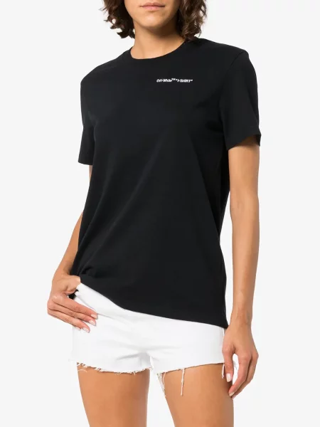 Tricou Off-white cu broderie alb