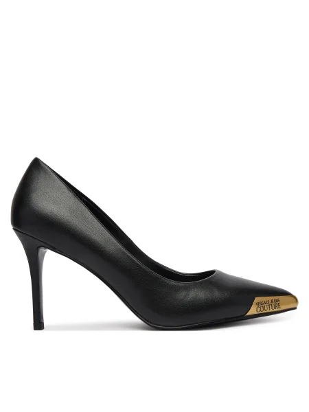 Pantofi cu subțire Versace Jeans Couture negru