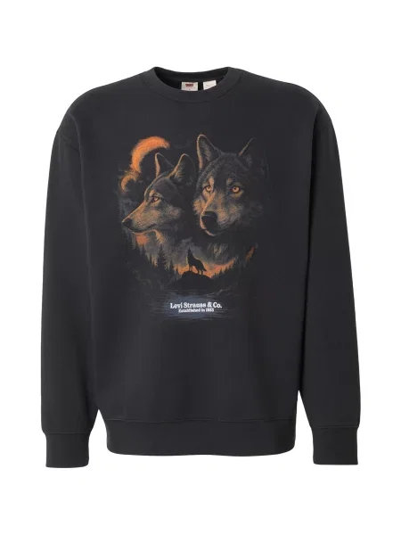 LEVI'S ® Mikina homárová / čierna biela