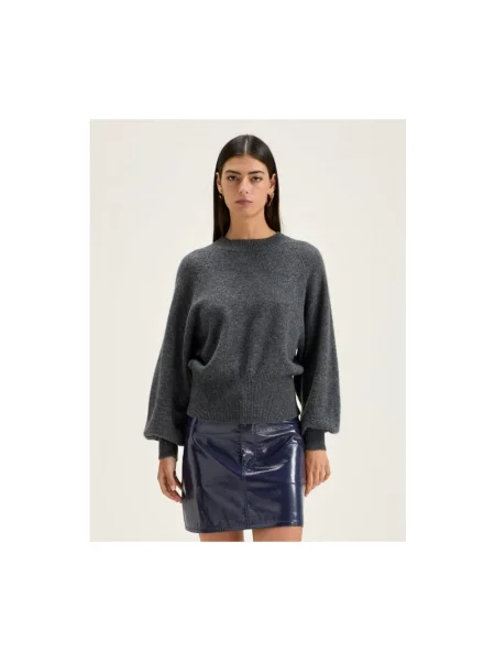 Dzianinowy sweter Bellerose szary