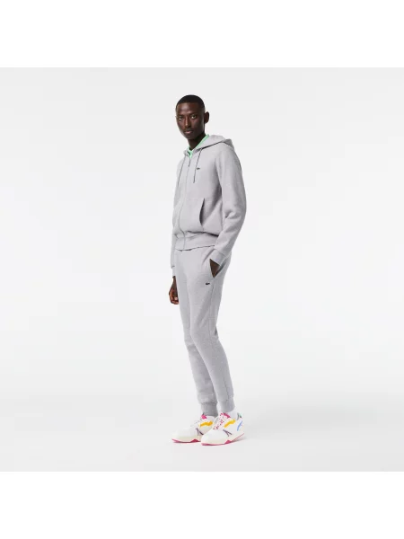 Lacoste Classic Fit Dres Z Kapturem szary