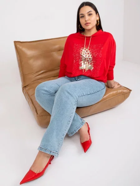 Bluză Fashionhunters roșu