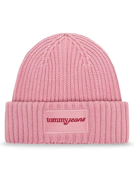 Tommy Jeans czapka różowy