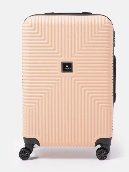 Чемодан Ricco Grande бежевый