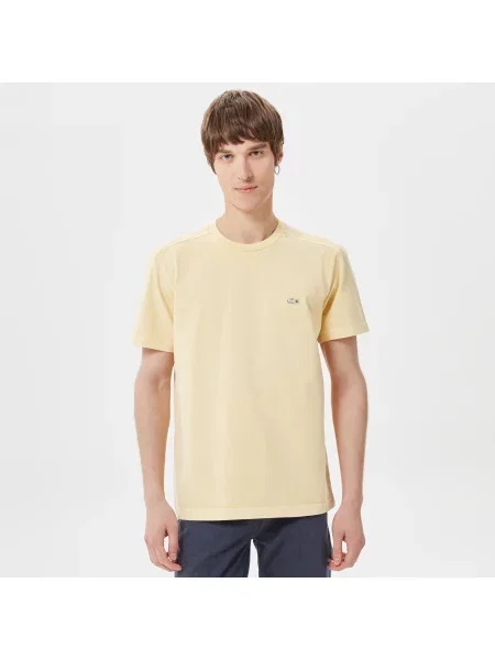 Lacoste Koszulka Unisex Lacoste żółta