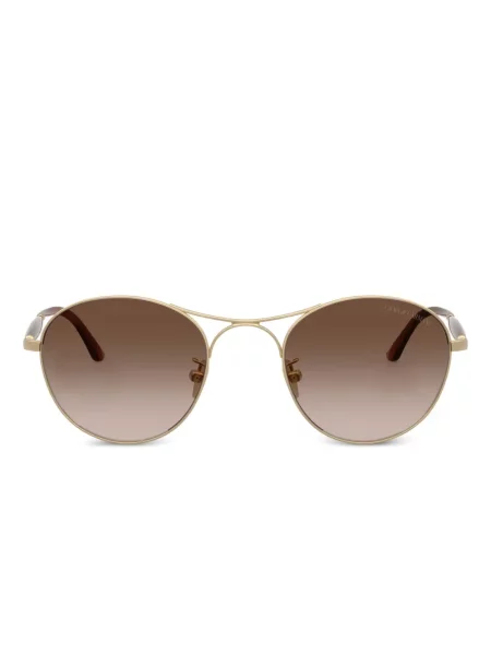Ochelari de soare rotunzi Giorgio Armani negru