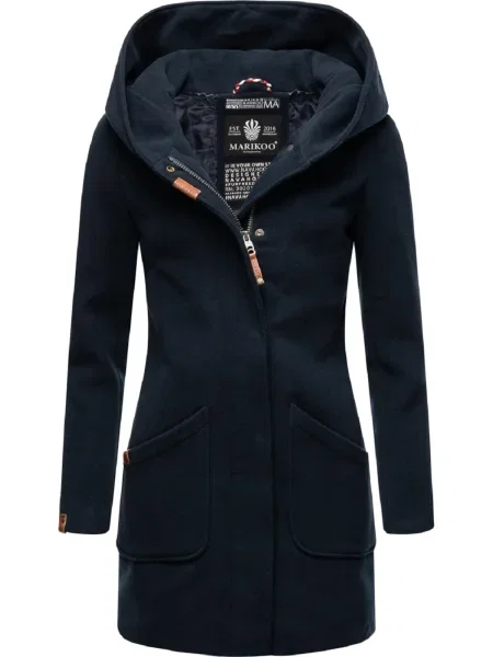 MARIKOO Palton de primăvară-toamnă Maikoo marin / maro albastru