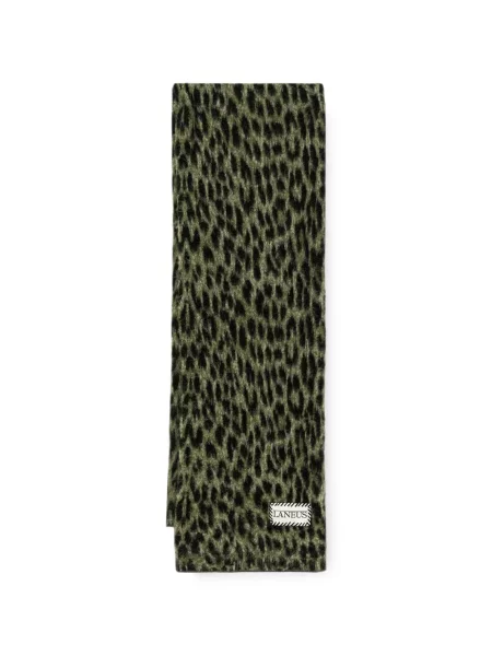Fular Laneus cu model leopard verde