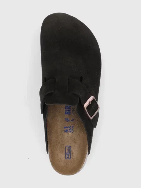Замшевые шлепанцы Birkenstock