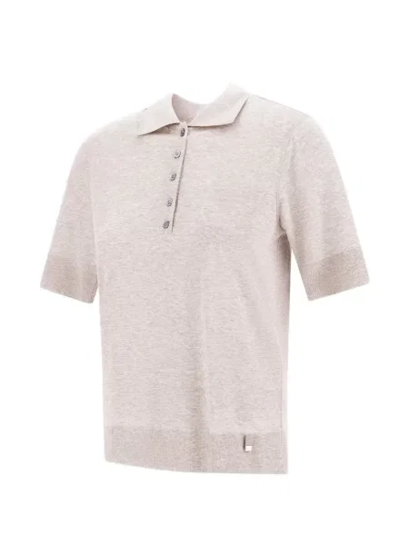Tricou polo Herno tricotate