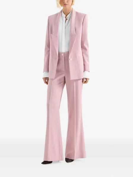 Pantaloni Genny evazate roz