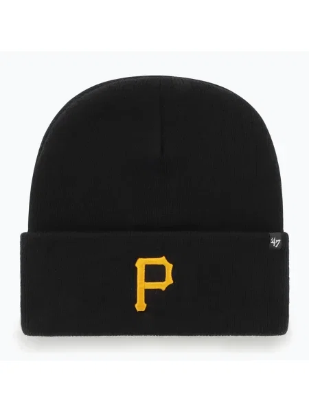 Téli sapka 47 Brand MLB Pittsburgh Pirates Haymaker black. Méret: OS fekete