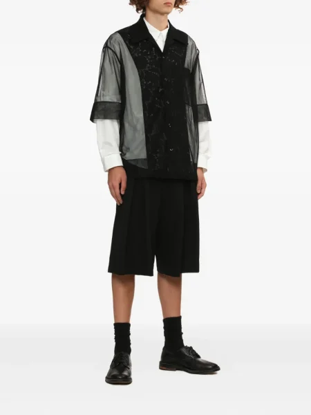 Cămașă Simone Rocha plasă negru