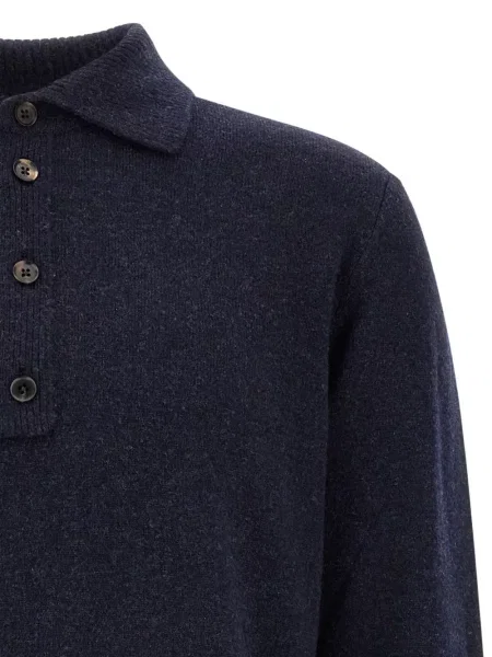 Tricou polo Zegna albastru