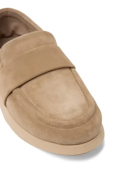 Pantofi loafer Marsell din piele de căprioară maro