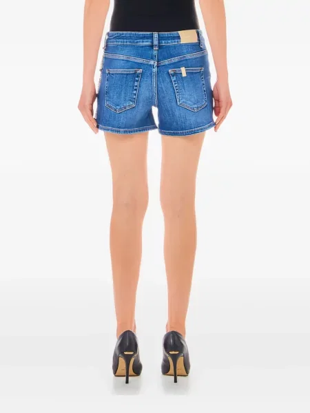 Pantaloni scurți din denim Liu Jo albastru