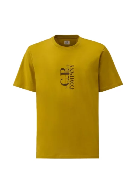 Tricou C.p. Company cu imagine galben