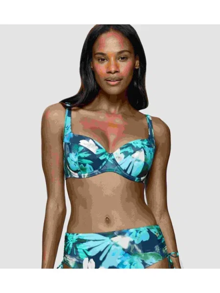 Triumph Bikini partea de sus Summer Fleur albastru