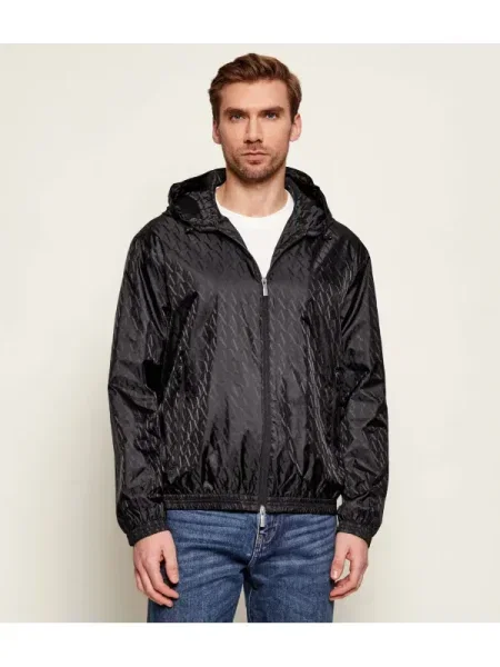 Armani Exchange Kabát | regular fit fekete
