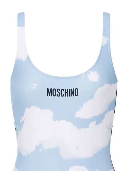 Costum de baie Moschino cu imagine albastru